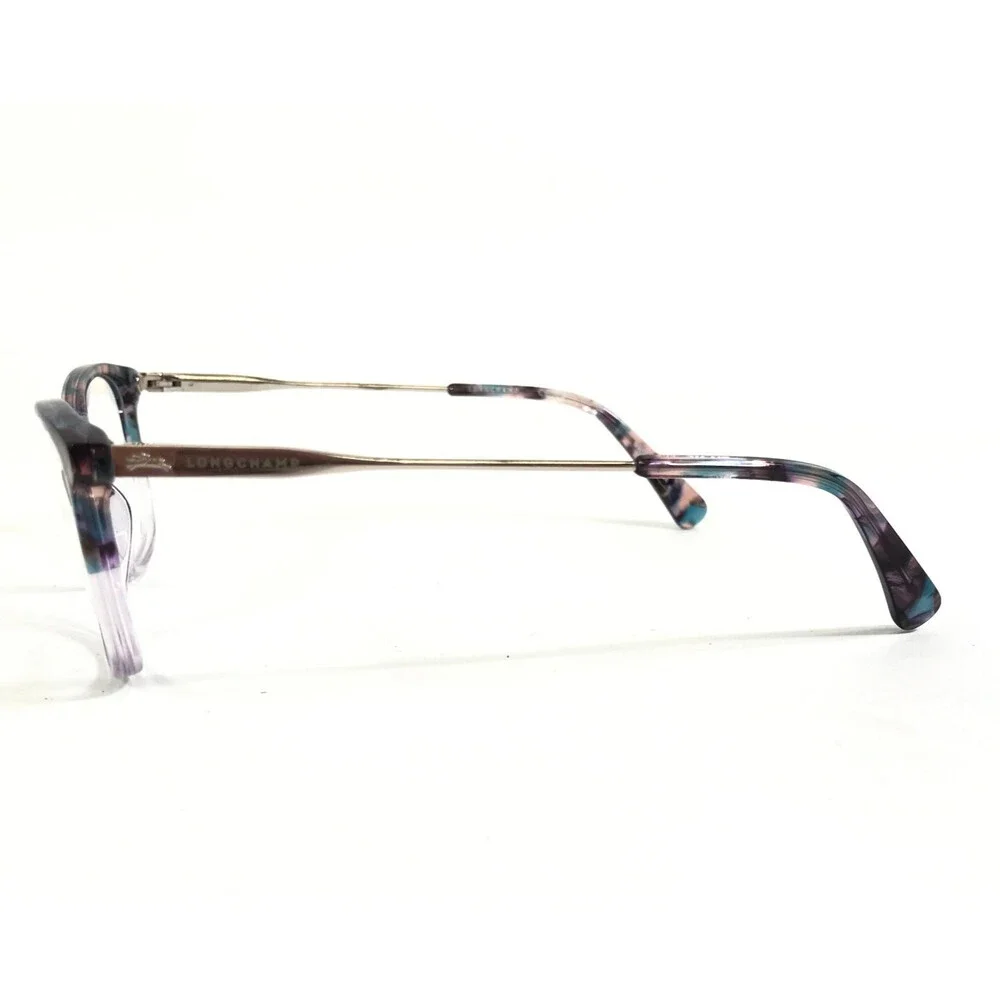 Longchamp Eyeglasses Frames LO2683 427 Gradient Blue Tortoise Cat Eye 49-17-140